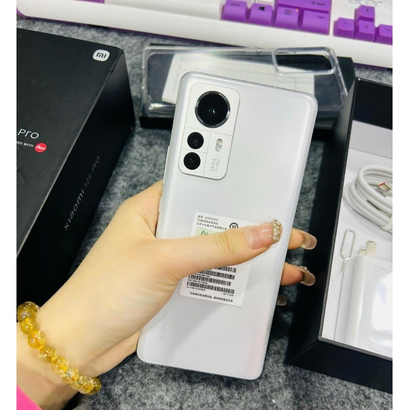 Điện thoại Xiaomi 12S PRO RAM 12/256GB Snap 8+ gen 1, sạc nhanh 120W, Pin 4600 mAh | BigBuy360 - bigbuy360.vn