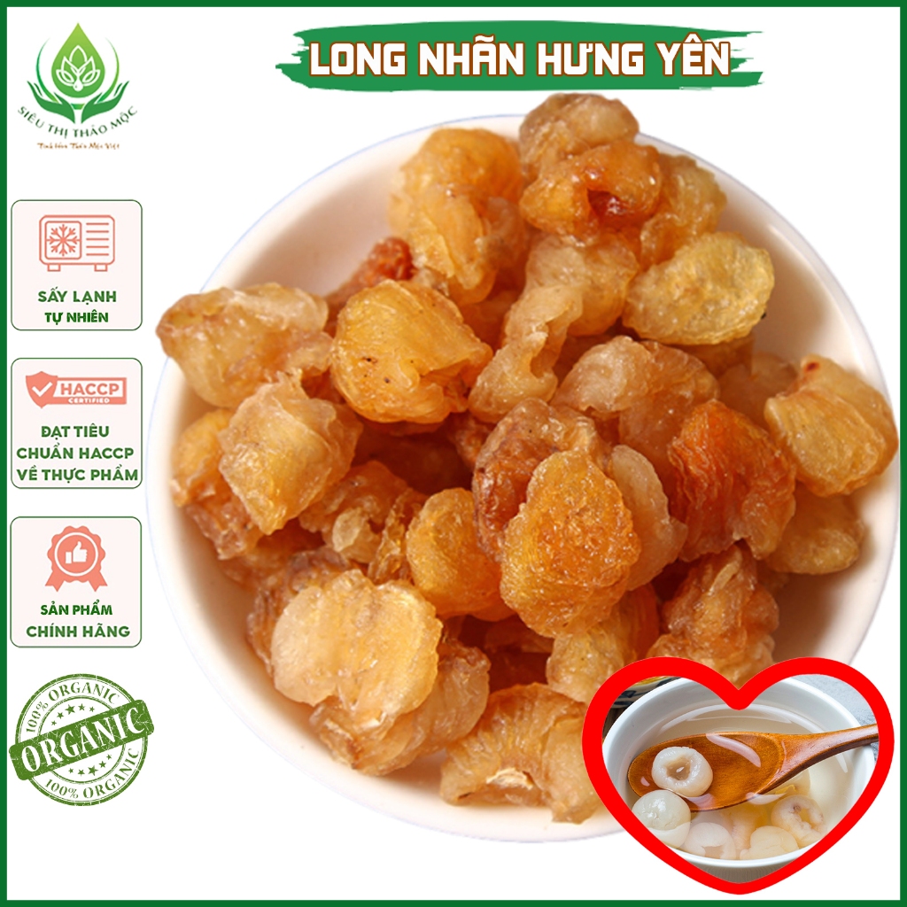 ✅[HÀNG CAO CẤP] Long Nhãn Hưng Yên 1Kg Sấy Khô Vàng Đẹp Ngọt Dẻo Không Tẩm Đường
