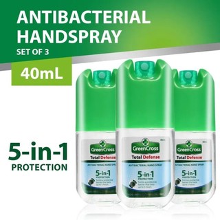 Nước rửa tay Green Cross Total Defense 5 IN1- 40 mL