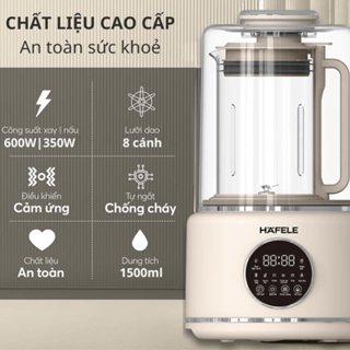 Máy xay nấu sữa hạt Hafele HS-B151NW công suất 600W chính hãng, bảo hành 24 tháng