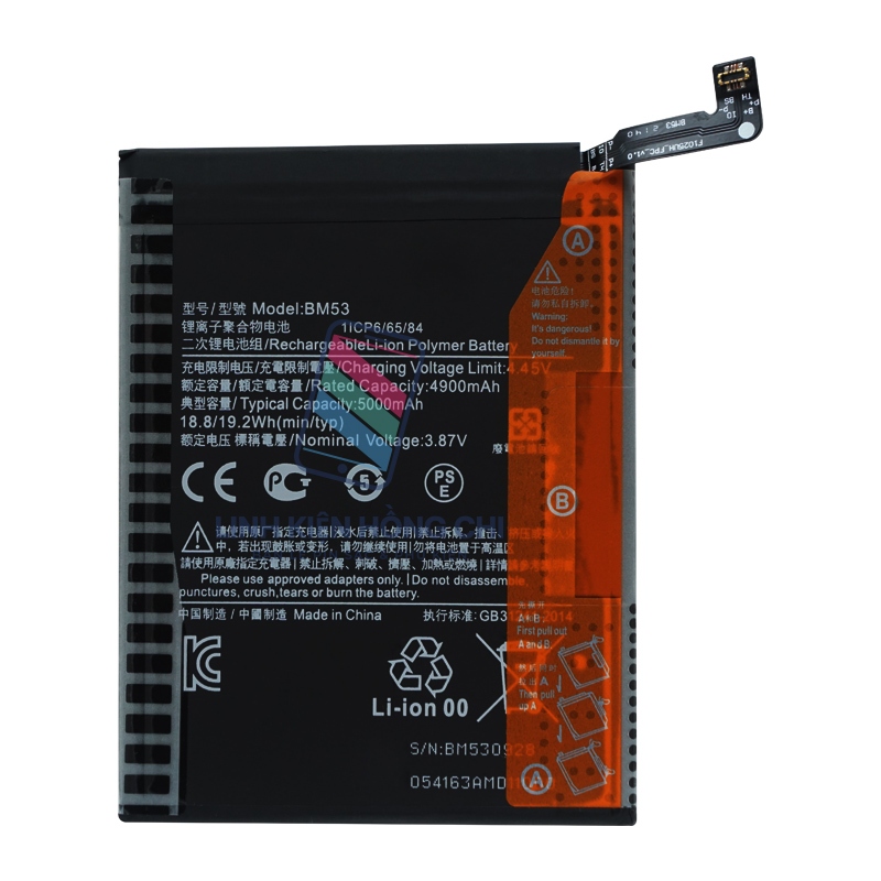 Pin điện thoại Xiaomi Mi 10T Pro 5G M2007J3SG BM53 5000mAh Zin