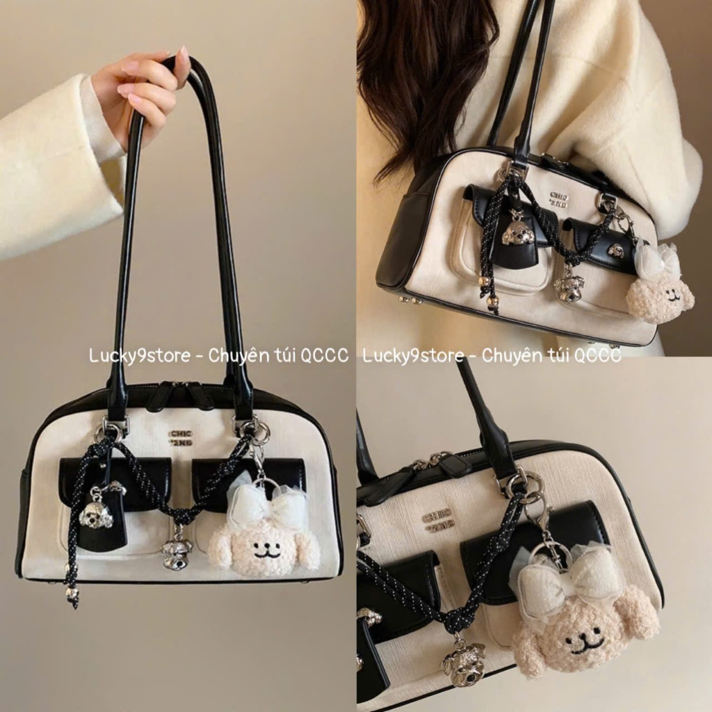 Túi nữ Túi Chio 2nd đeo vai size 29 tặng charm treo túi xinh chuẩn hàng Quảng Châu đẹp HS100#