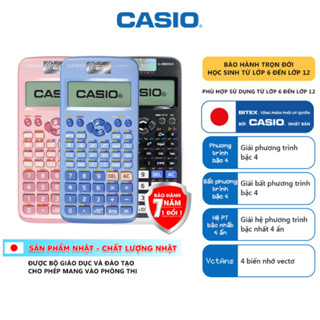 Mall Máy tính CASIO FX 580 VNX - 580 VNX NEW 2025 - Tính toán nhanh gấp 2 lần và chính xác 100%