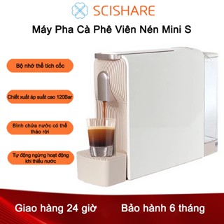 Máy Pha Cà Phê Viên Nang SCISHARE Mini S Máy Bơm Điện Từ 20Bar Bình Nước Có Thể Tháo Rời