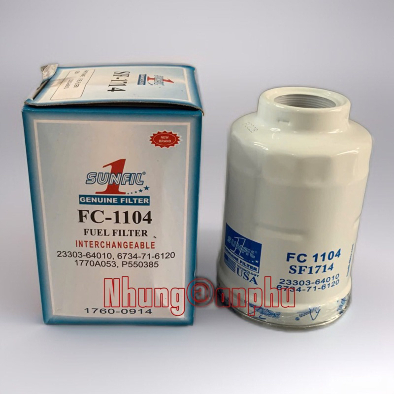 FC-1104 Lọc xe Ranger , Everest 23303-64010 / 18610-0653 / FC88040 / SF1714 / JS1182 / F1182 / F5604