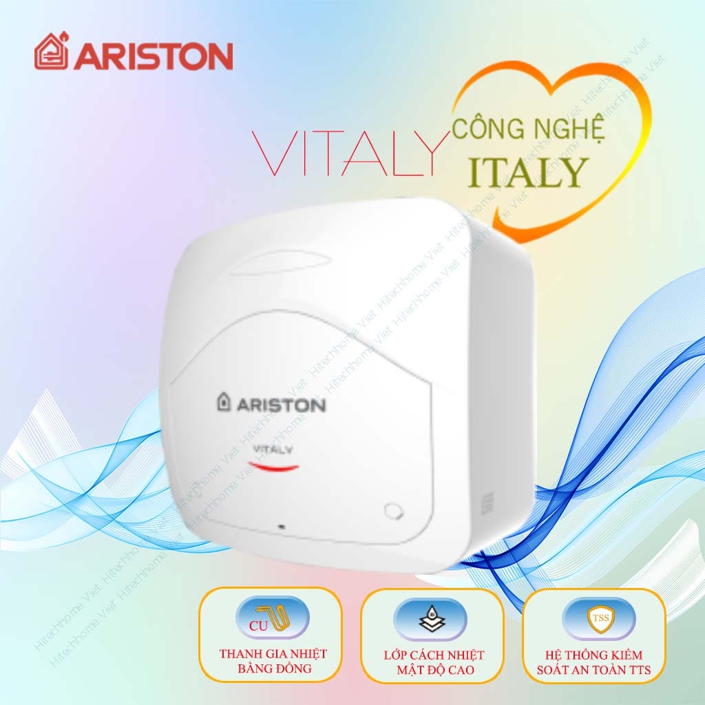 Bình nóng lạnh  Ariston Vitaly 15lit,30lit, bảo hành 7năm