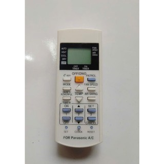 Điều khiển điều hoà Panasonic [FREESHIP TOÀN QUỐC] 1 chiều có ION