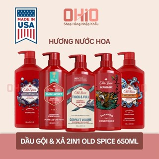 Dầu Gội - Xả OLD SPICE 2in1 Hương Nước Hoa Cho Nam