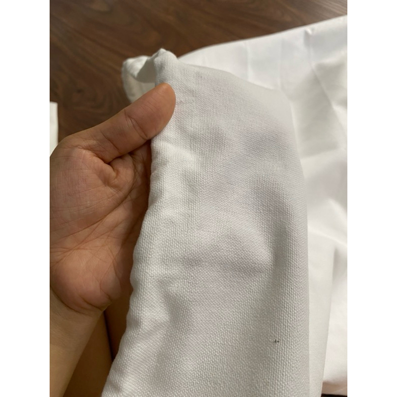 canvas thô, vải mộc, trắng may túi, vải bạt