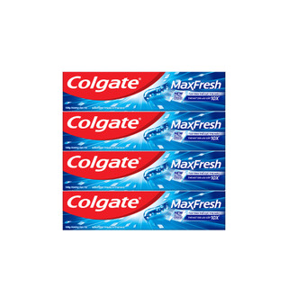 Bộ 4 Kem đánh răng Colgate Maxfresh ULTRA FREEZE the mát gấp 10X 180g/tuýp