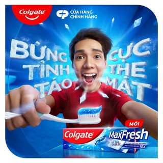 Bộ 4 Kem đánh răng Colgate Maxfresh ULTRA FREEZE the mát gấp 10X 180g/tuýp
