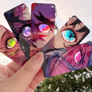 Móc Khóa Anime Kimetsu no Yaiba Có Hiệu Ứng Mắt Phát Sáng