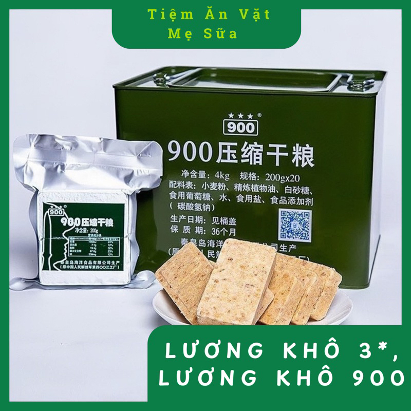 3 GÓI LƯƠNG KHÔ QUÂN ĐỘI 900 3 SAO, LƯƠNG KHÔ HỘP SẮT NỘI ĐỊA TRUNG