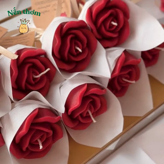 Bó hoa nến thơm, hoa hồng, hoa cúc  | 𝐓𝐢𝐞𝐦𝐍𝐞𝐧𝐓𝐡𝐨𝐦