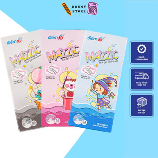 Combo 20 Bút Gel xóa được Thiên Long Điểm 10 - Bút mực nước ngòi 0.5mm, viết trơn mượt có gôm trên nắp TP-GELE01