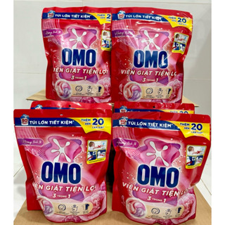 Combo 2 túi 50 viên giặt tiện lợi OMO 3 trong 1 HươngTinh Tế (50 viên/túi)