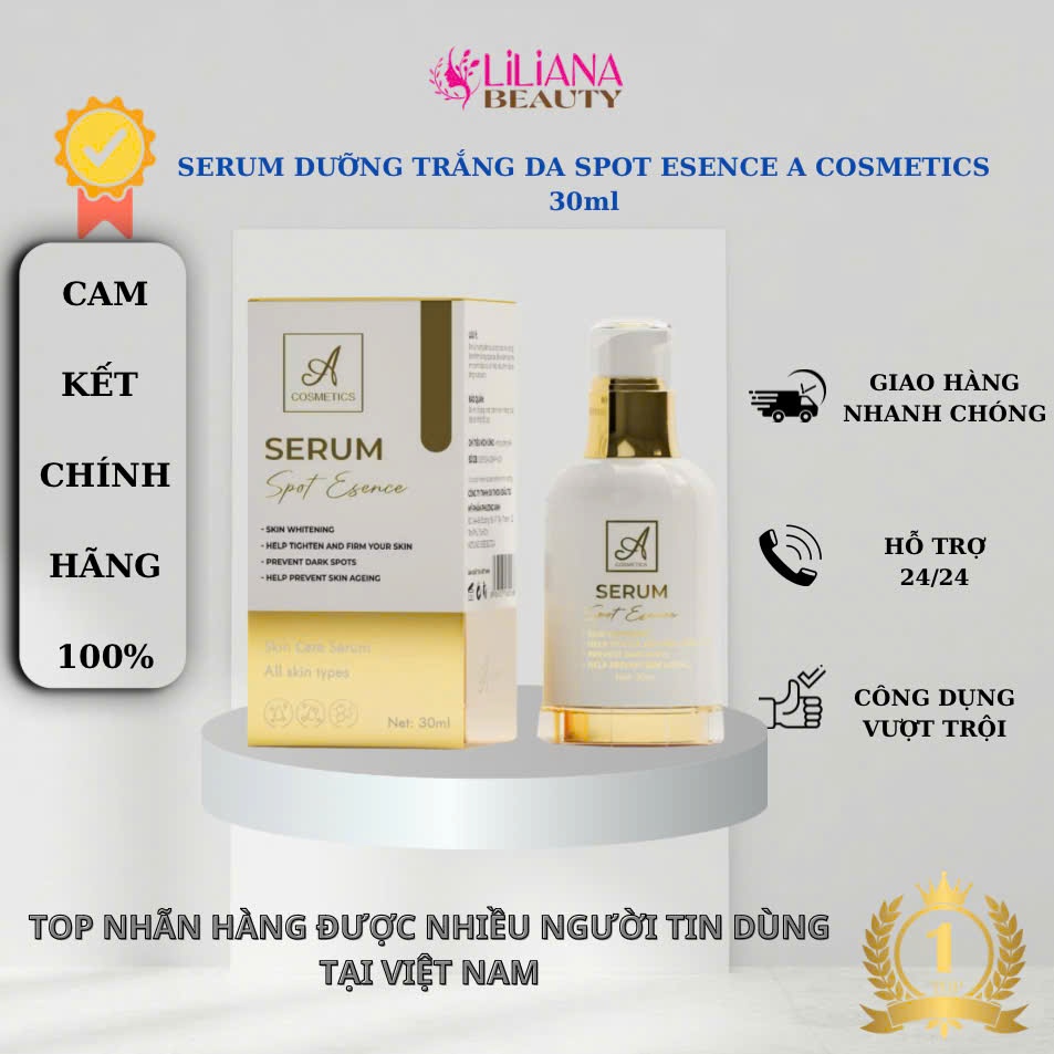 Serum Spot Esence A Cosmetics 30ml - Trắng Da, Căng Bóng, Mờ Thâm, Chống Lão Hóa