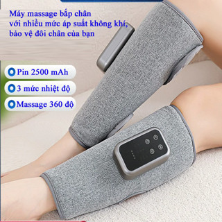 Máy massage làm giảm đau mỏi tê bì tăng cường lưu thông khí huyết bắp chân, Máy mát xa bắp chân sử dụng Pin sạc tiện lợi