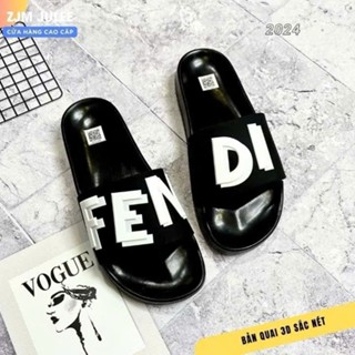  Dép lê nam nữ quai ngang F.en D.i  DSQ ICON màu hồng dep icon dép nam boy phố DSQUARED2 đế cứng đẹp hottrenld 