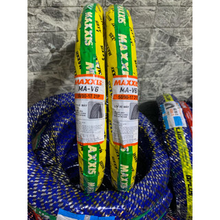 Vỏ lốp Maxxis 50/90-17 V6 cho các dòng xe số, côn tay. Vỏ dùng ruột