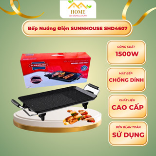 Bếp nướng điện không khói SUNHOUSE SHD4607 BẢO HÀNH 12 THÁNG LỖI 1 ĐỔI 1, Bếp nướng điện 1500w Hàng ChínhHãng - HQ23