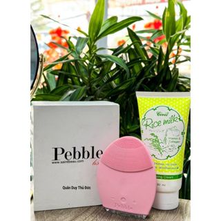 Máy rửa mặt Pebble Lisa 2 trong 1 công nghệ T - sonic - Black Owl