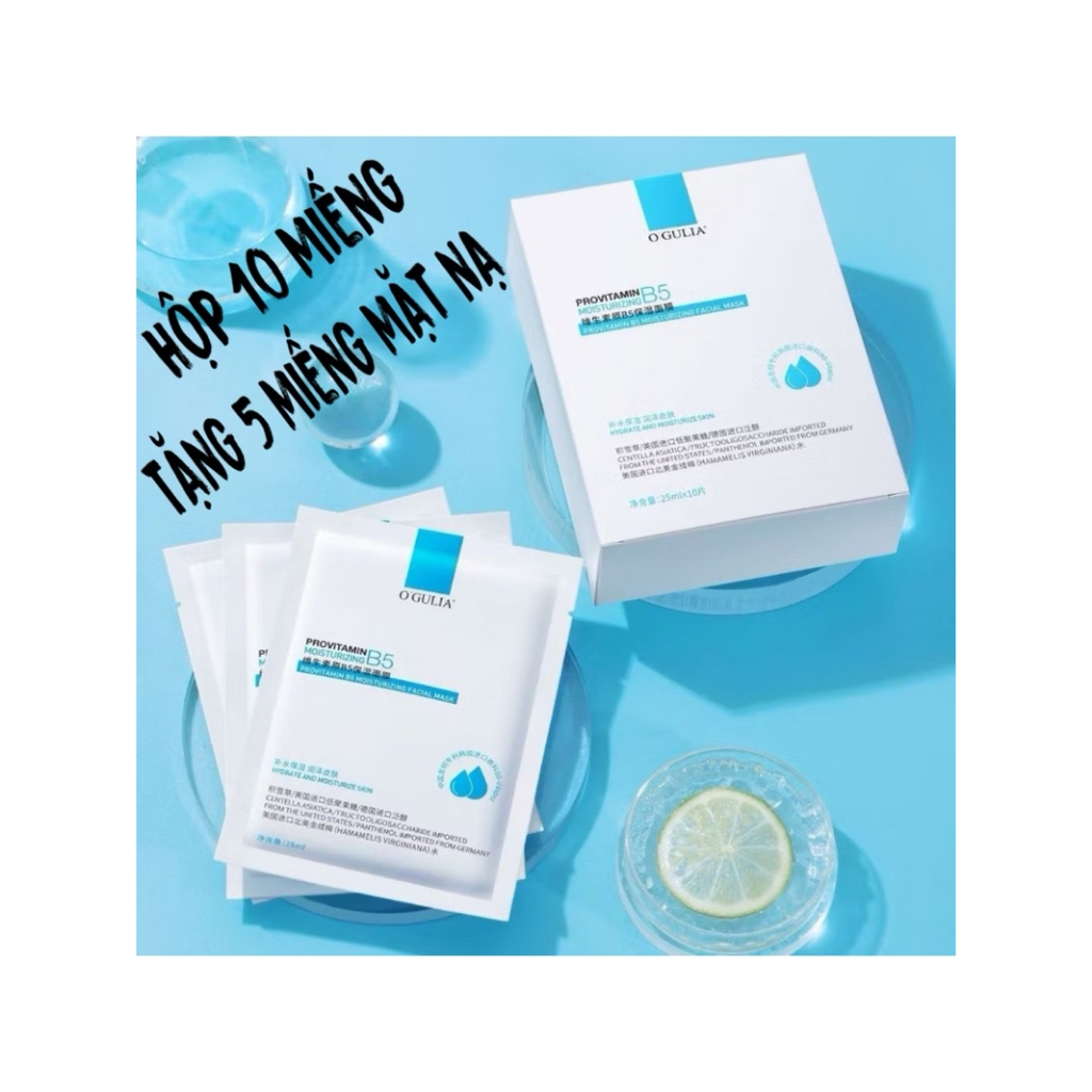 MẶT NẠ B5 OGULIA CẤP ẨM PHỤC HỒI DA DƯỠNG TRẮNG SÁNG Leb1