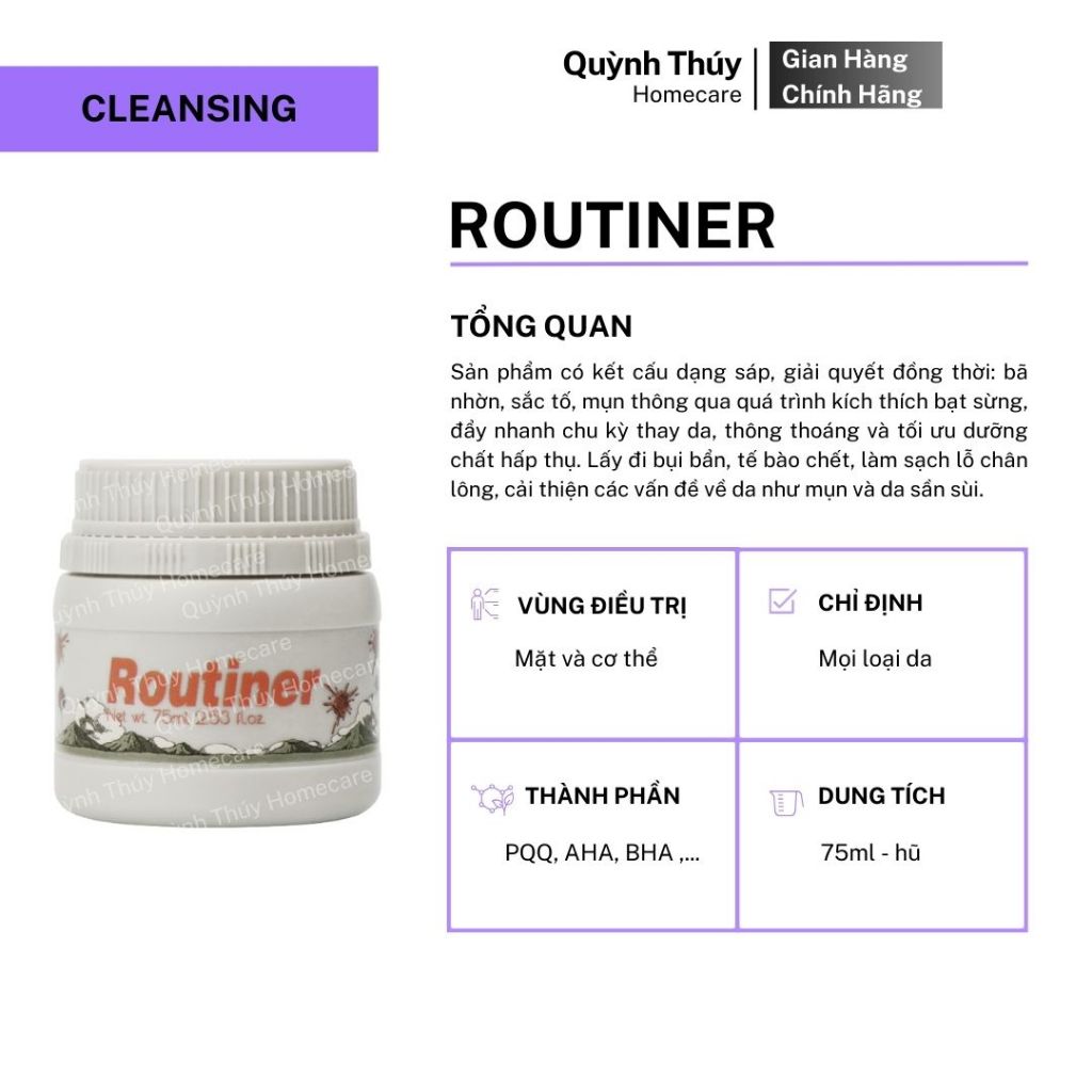 💌CHÍNH HÃNG💌 COMBO 3 hũ 75ml sáp peel Axenda Routiner