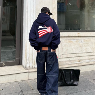 Áo hoodie AASTU BOXY hình lá cờ chất nỉ dày bông, hình thêu xù chuẩn xịn, hàng cao cấp local brand