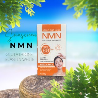 10 CHAI Kem Chống Nắng NMN Glutathione Elastin White Queen Diamond Diophaco (T/50gr)