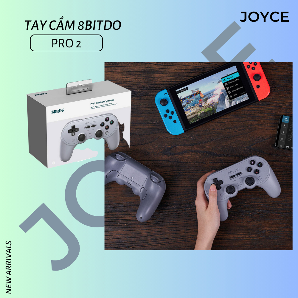 Tay cầm không dây 8Bitdo SN30 Pro 2 8bitdo pro 2 cho Nintendo SWitch, PC, Android, Raspberry Pi, iOS, macOS