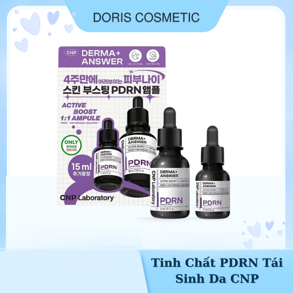  Tinh Chất Tái Sinh Trẻ Hoá Làn Da PDRN CNP Derma Giúp Tái Tạo Da 