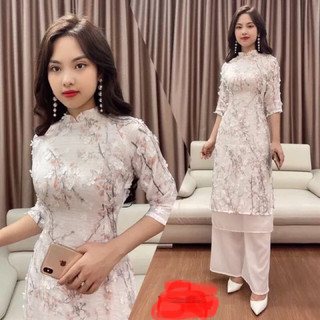 Voan tơ may áo dài