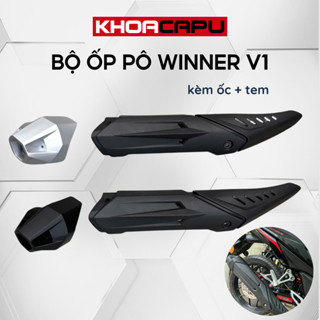  Bộ Ốp Pô Winner V1 Mẫu Thái Mới Ốp Che Bô Chụp Đuôi Bô Xe Winner 150 Thái Kèm Ốc Tem Ốp Ống Xả 