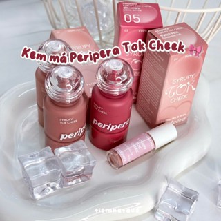 [MÁ HỒNG CHIẾT - ĐỌC MÔ TẢ VÀ HÌNH ẢNH] Phấn Má Peripera Syrupy Tok Cheek Dạng Kem (Màu 6,7,8 mới)