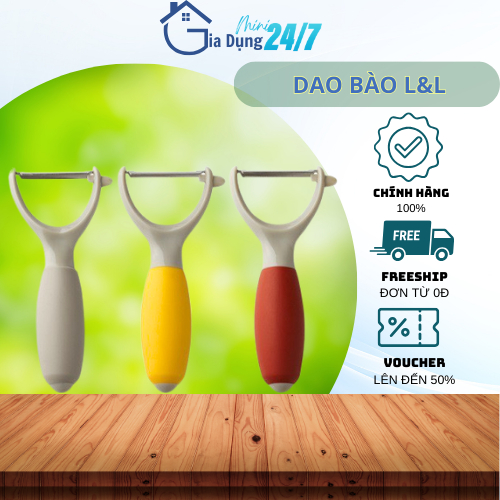 Dao Bào Lock&Lock LOL123 LOL124 - Kiểu Chữ Y & I - Thép Không Gỉ - Gia Dụng Mini 247