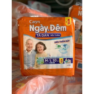 Tã dán, tã quần, tấm lót CARYN Ngày và đêm M/L 10+1, M/L18+2, M10, L10, M18, L18 miếng hương bạc hà