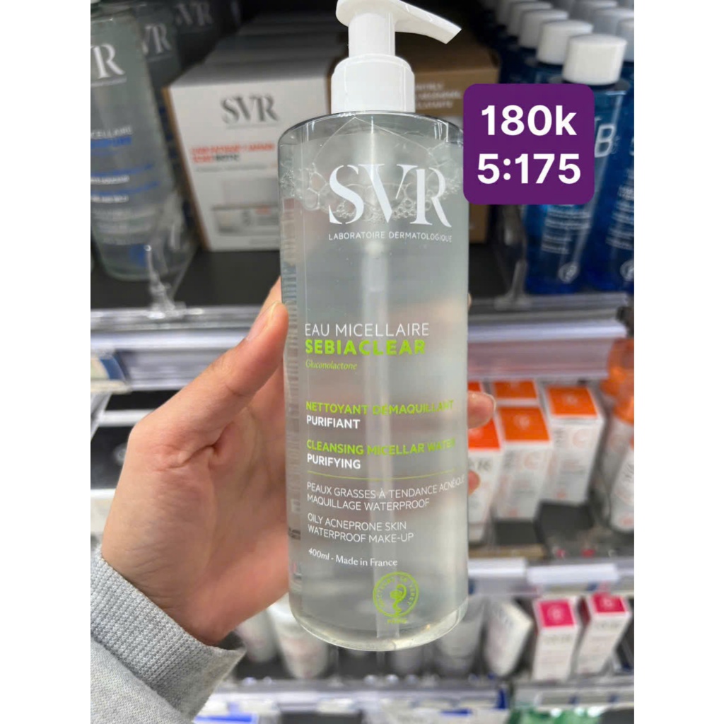 12.26 [400ml] TẨY TRANG Sebiaclear Gel Moussant