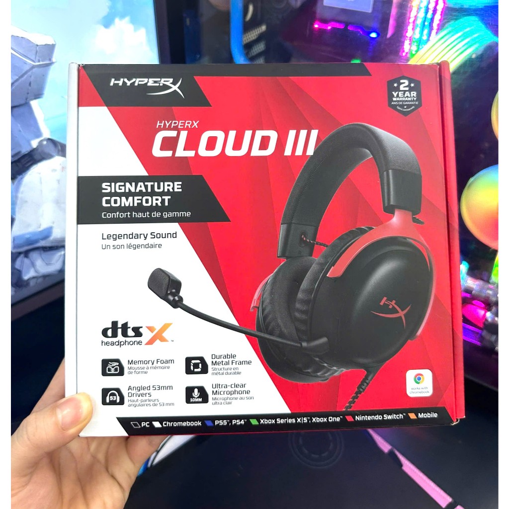 Tai Nghe Gaming HyperX Cloud III , giá rẻ nhất thị trường