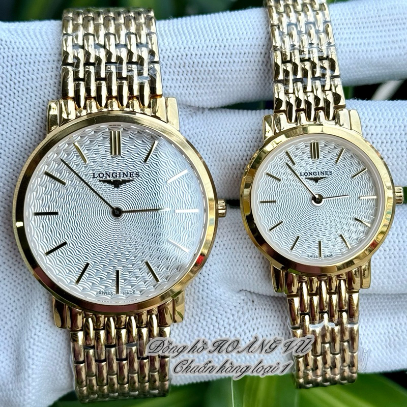 Đồng hồ cặp đôi nam nữ  L.G 2 kim siêu mỏng chuẩn hàng loại 1. Máy Nhật. Kính sapphire