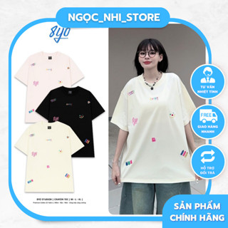  Áo Thun Nữ 8YO CRAYON Tee Chất Cotton Mềm Mịn Thoáng Mát Áo Phông Nữ Form Rộng Siêu Basic Mới Nhất 2025 