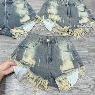  QUẦN SHORT JEANS ĐÙI NỮ LƯNG CAO RÁCH TÚI LỘ LAI TUA MÀU XANH NHẠT TÔN DÁNG SIÊU HOT HIT ĐỈNH CAO SHORTSHOP 