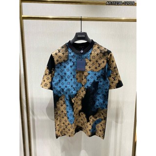  ÁO thun nam LV cổ bẻ họa tiết tay ngắn phong cách trẻ trung chuẩn from 