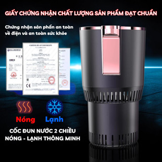 Cốc Đun Nước Nóng Lạnh LUCKY Cốc Làm Lanh, Giữ Nhiệt Thông Minh Cho Ô Tô, Làm Nóng/Lạnh CDN01