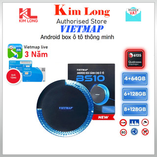  Android box ô tô Vietmap BS10 Kèm Sim 4G Dẫn đường S2  Vietmap Live AP Carplay Android Auto 