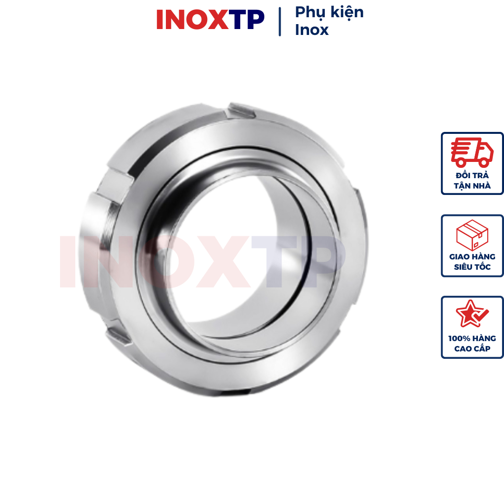 Rắc co inox vi sinh Bộ rắc co vi sinh inox 304 Union racco vi sinh 304 dùng để nối ống inox vi sinh