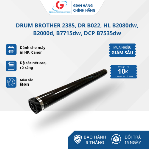 Trống Drum Brother 2385 TƯƠNG THÍCH PHÔI THAY THẾ