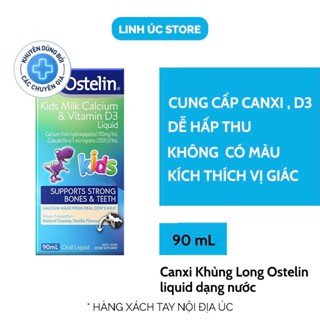 Canxi Khủng Long Ostelin liquid dạng nước của Úc Tăng cường thể chất cho bé 90ml