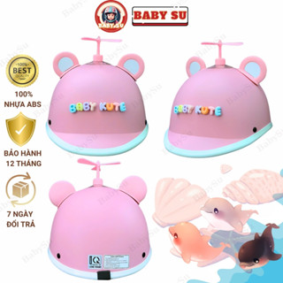 Nón bảo hiểm cho bé Cá Heo cao cấp, phối phụ kiện dễ thương.Mũ bảo hiểm thời trang chính hãng Long Thanh, bảo hành 1 năm