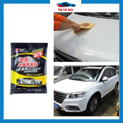 Bột rửa xe ô tô car shampoo powder 1goi